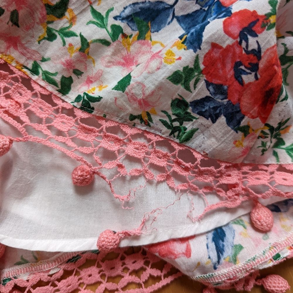 LoveShackFancy Novalie Crochet‎ Embroidered Eyelet Cotton Floral Dress sz… - Picture 15 of 16